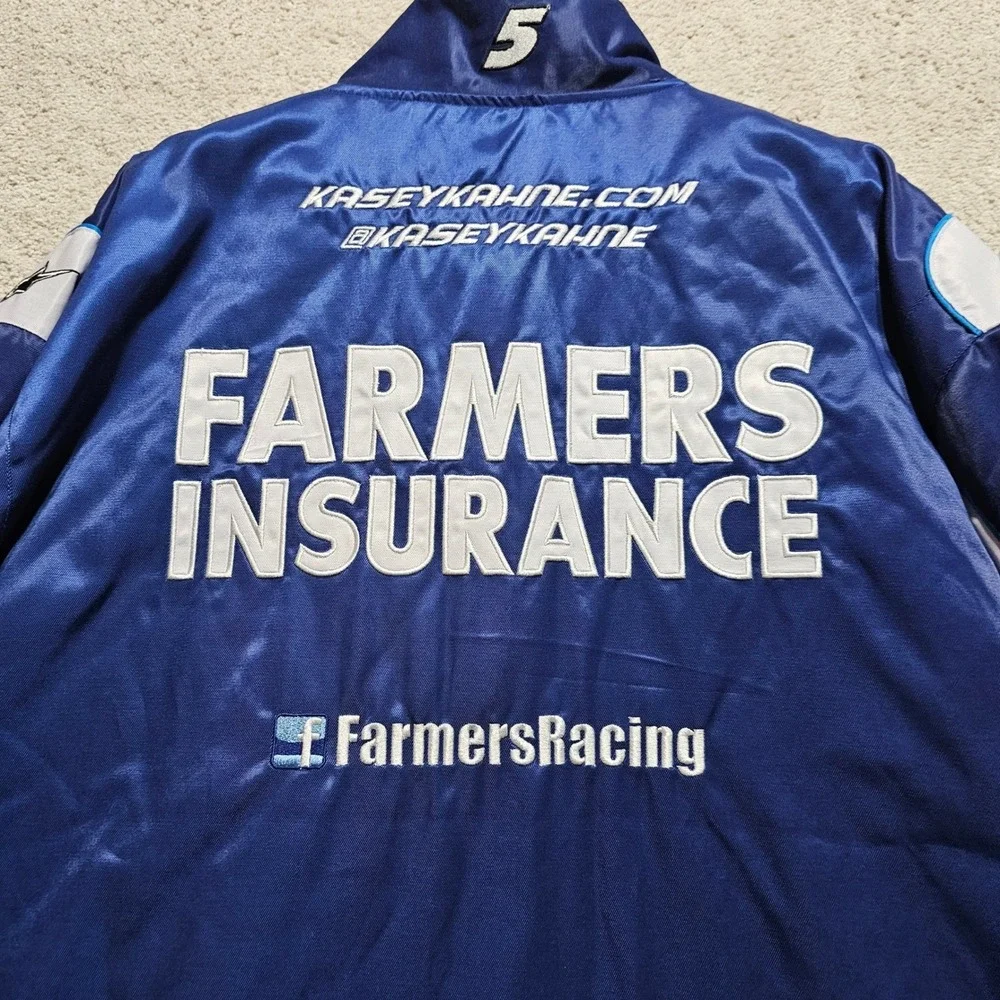 NASCAR Farmers Insurance Racing Jacket 2XL Men's Kasey Kahne Hendrick Motorsport